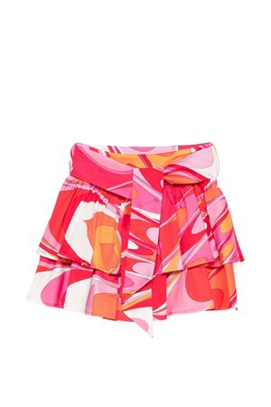 gonna in cotone multicolor EMILIO PUCCI KIDS | PY7A21S023250EAR